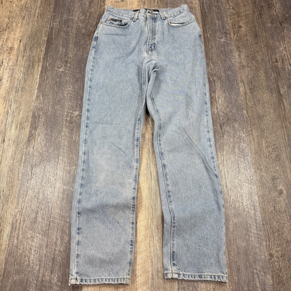DKNY Jeans Womens Vintage Y2K High-Rise Straight Leg Denim Light Wash‎ Size 6